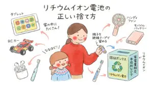 リチウムイオン電池の捨て方で子どもを守る安全な方法