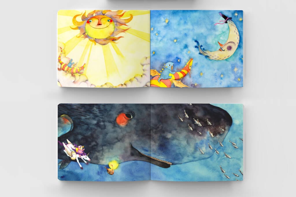 Mystellabeautifulworldmock | my stellaマイステラブログ|子どもの好きが育つヒントと親子の時間 ようこそうつくしいせかいへ・MY STELLAパーソナライズ絵本の1頁
