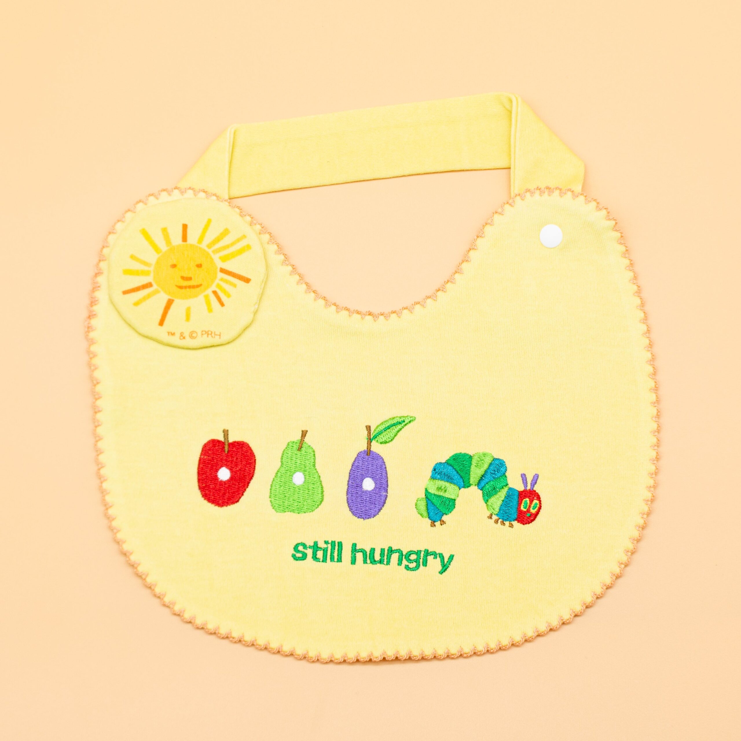 BABY ビブ（スタイ）【フルーツあおむし】（HUNGRY MARKET）の商品画像
