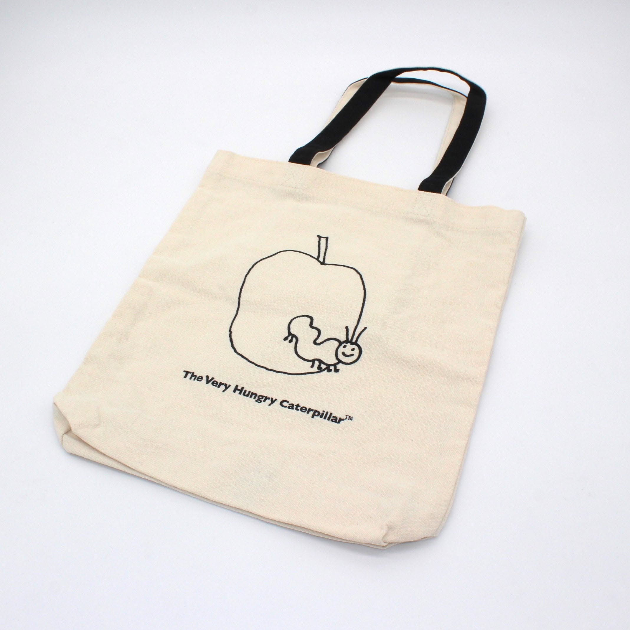 トートバック【リンゴ/はらぺこあおむし】【MHA-033】（HUNGRY MARKET）の商品画像